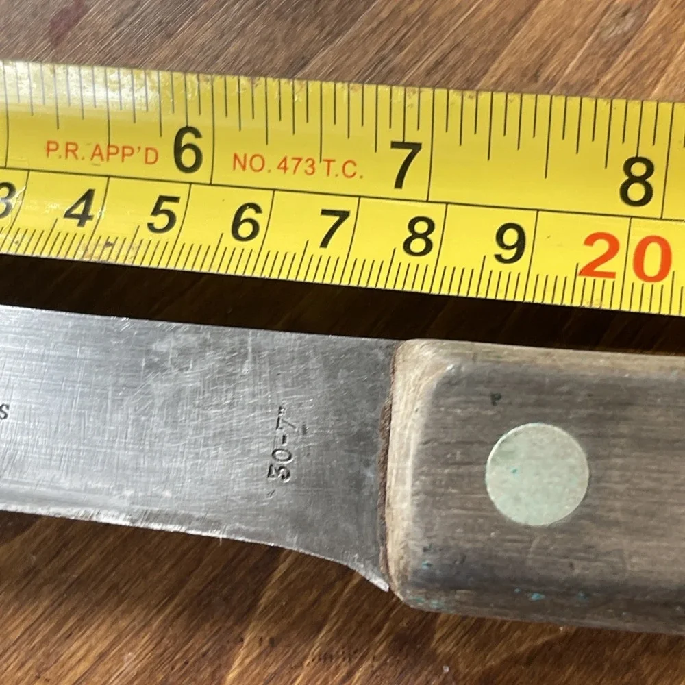 Antique J A Henckels Twinworks Germany Carbon Steel 30-7In Chef‎ Knife Butcher